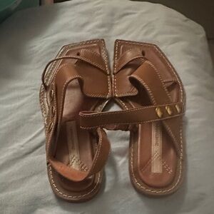 Zimmermann Brown Leather Sandals